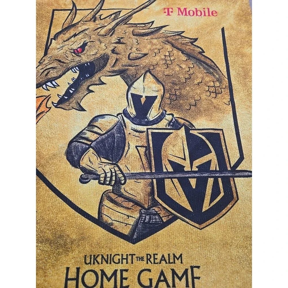 Vegas Golden Knights R1G6 Towel 5/3/24 Playoffs vs Dallas Stars SGA VGK NHL